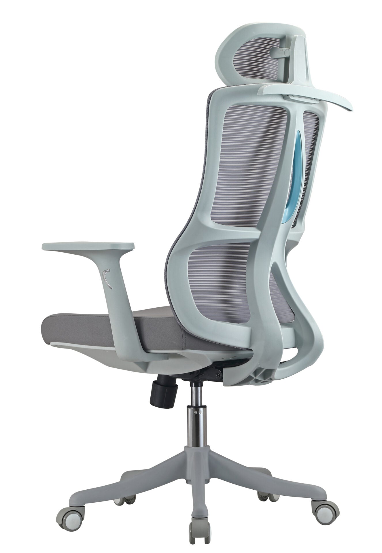 2326 Ergonomic High-Back Office Chair with Nylon Base & Tilt Mechanism
