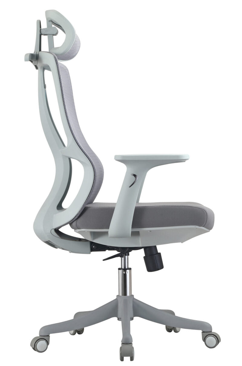 2326 Ergonomic High-Back Office Chair with Nylon Base & Tilt Mechanism