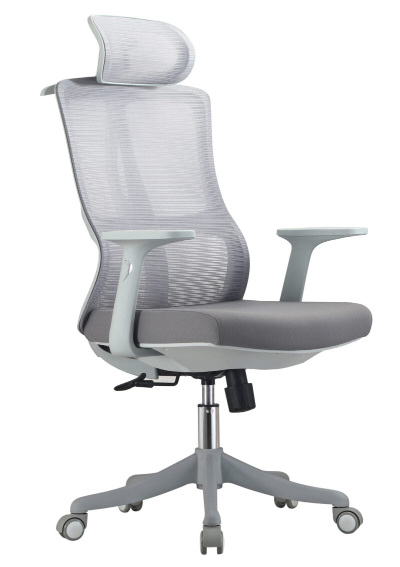 2326 Ergonomic High-Back Office Chair with Nylon Base & Tilt Mechanism