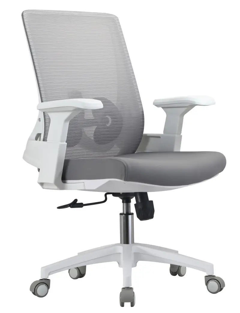 2327 Ergonomic Medium-Back Office Chair with Nylon Base & Tilt Mechanism