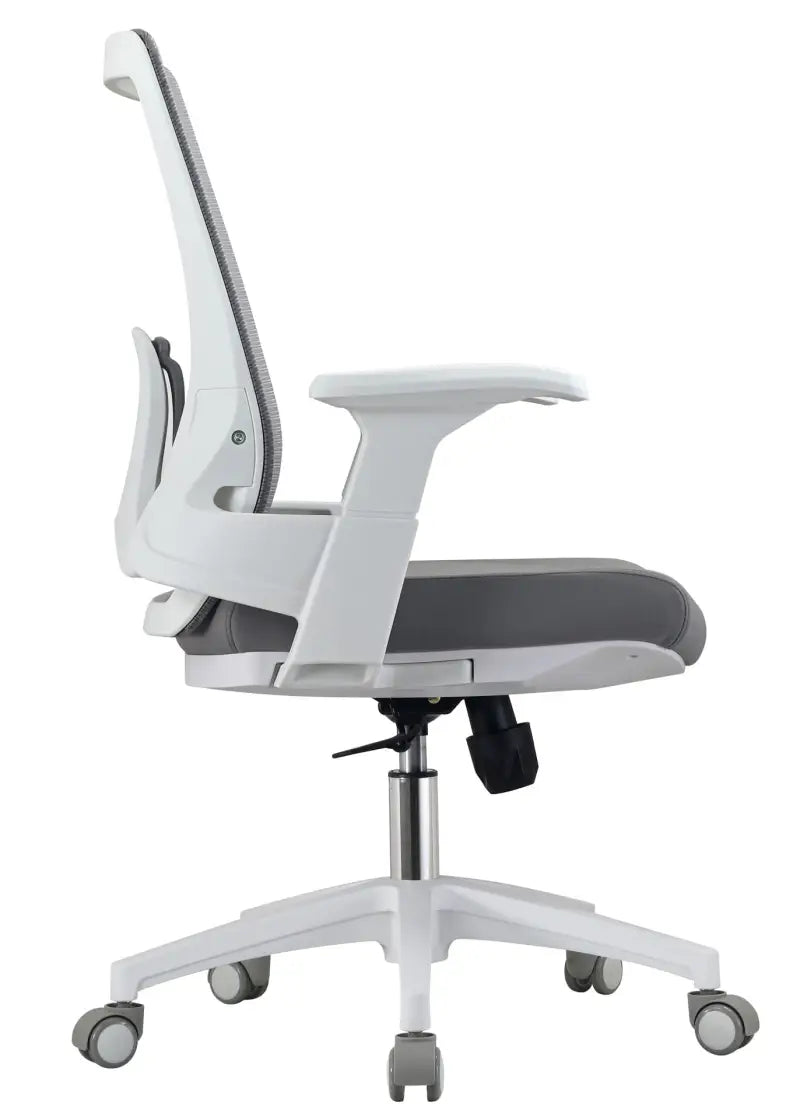 2327 Ergonomic Medium-Back Office Chair with Nylon Base & Tilt Mechanism