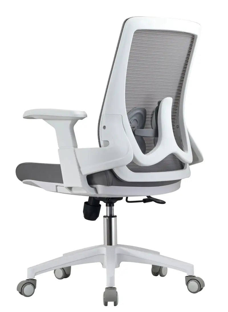 2327 Ergonomic Medium-Back Office Chair with Nylon Base & Tilt Mechanism