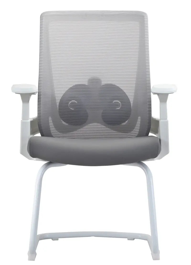 2327 Modern Medium-Back Visitor Chair with Nylon Base & Tilt Mechanism