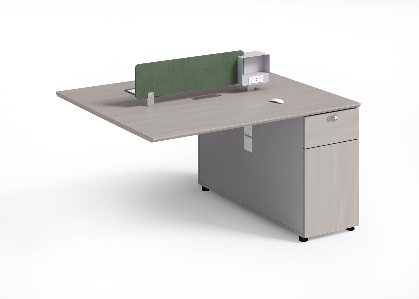 Premium Office Desk with Side Cabinet – Modern Design & High Functionality