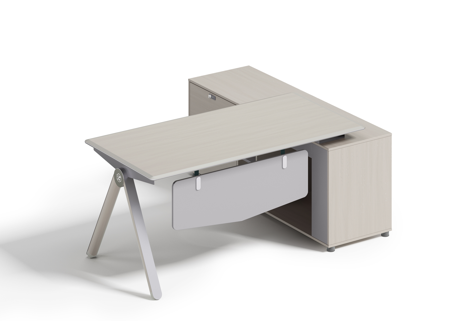 23S Luxury Office Desk with E1 MDF & Steel Frame – Stylish & Durable