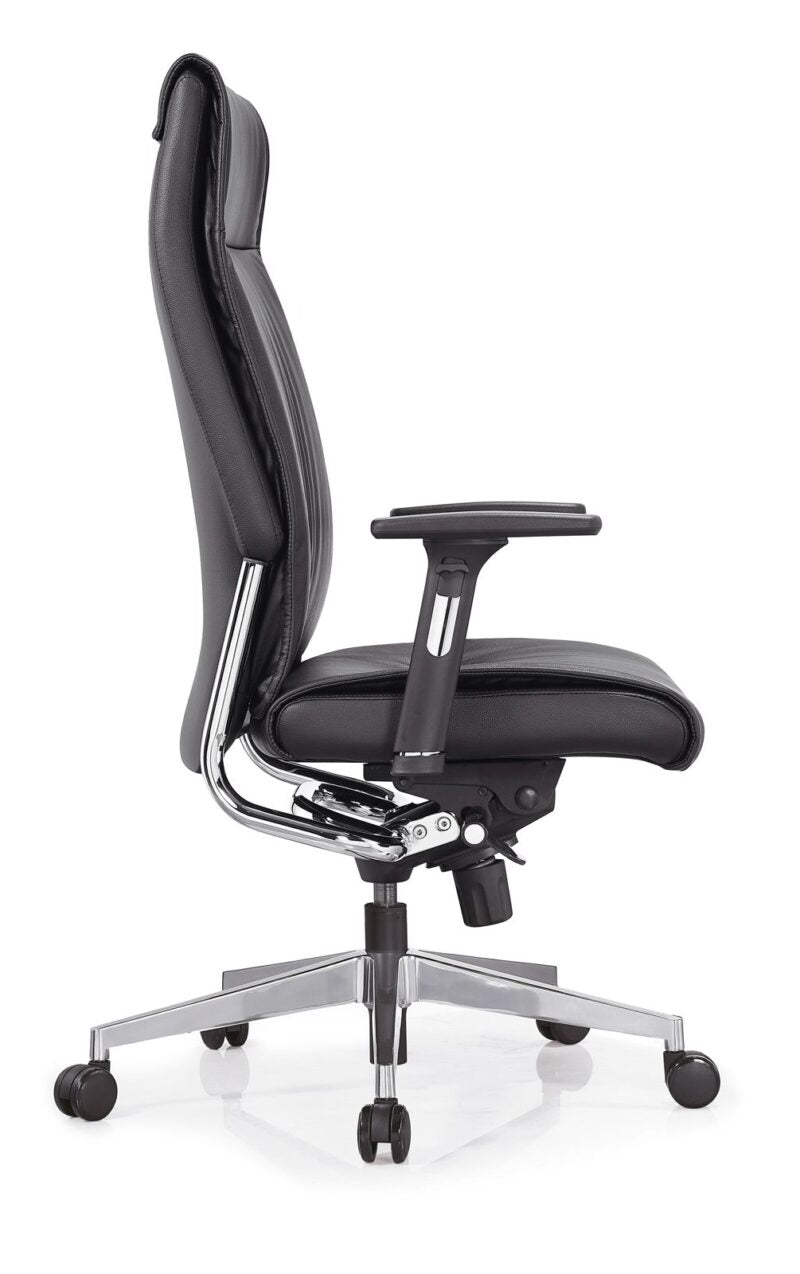 2103 Ergonomic High Back Office Chair with PU Leather, Lumbar Support, 4D Armrests & Reclining Function