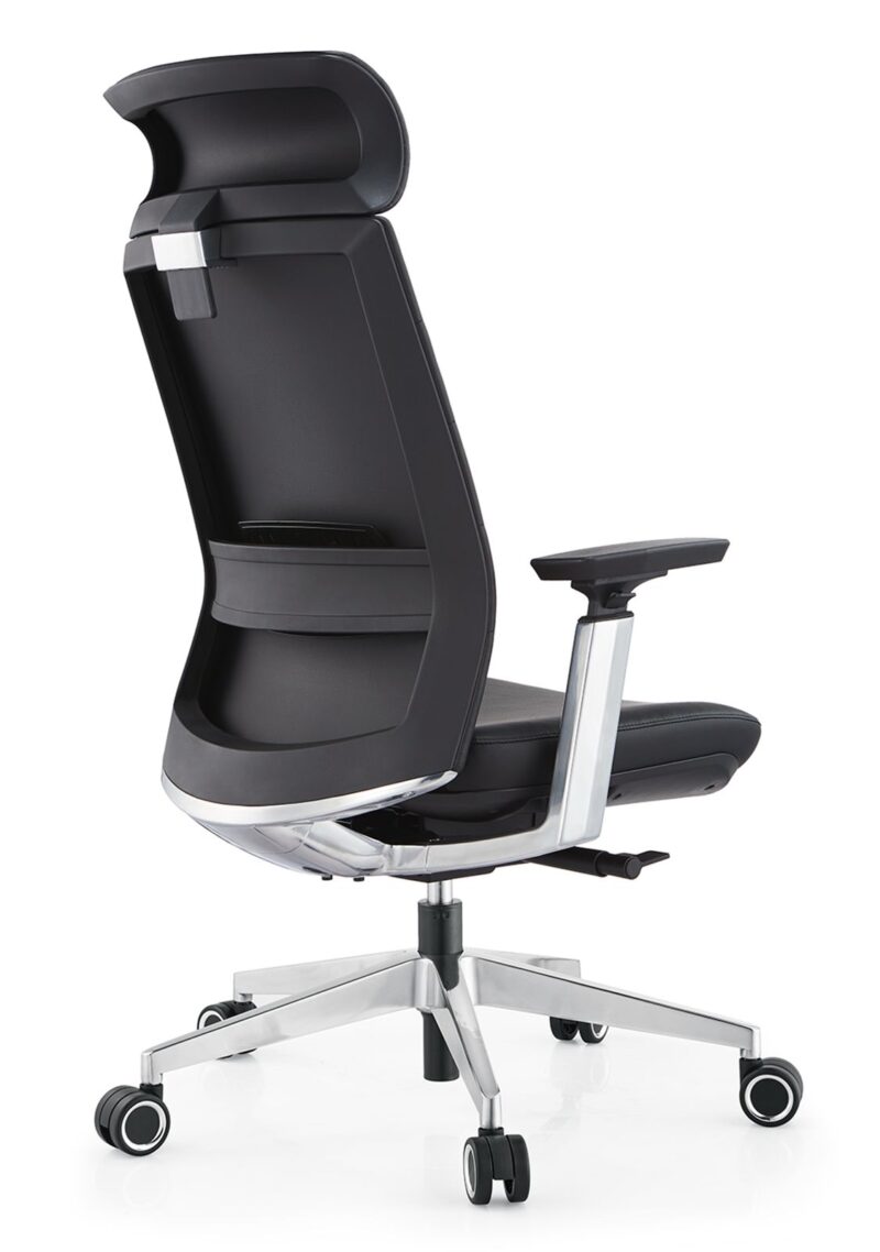 2178 Ergonomic High Back Office Chair with PU Leather, Lumbar Support, 4D Armrests & Reclining Function