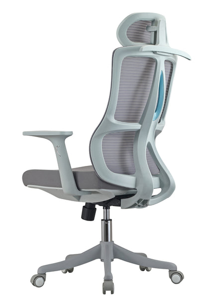 2326 Ergonomic High-Back Office Chair with Nylon Base & Tilt Mechanism