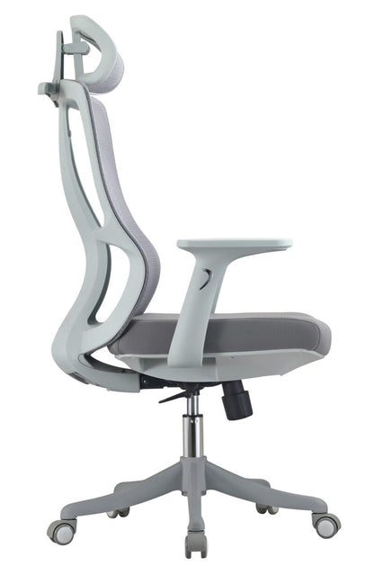 2326 Ergonomic High-Back Office Chair with Nylon Base & Tilt Mechanism
