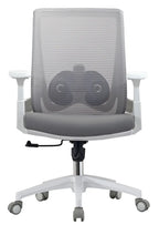2327 Ergonomic Medium-Back Office Chair with Nylon Base & Tilt Mechanism