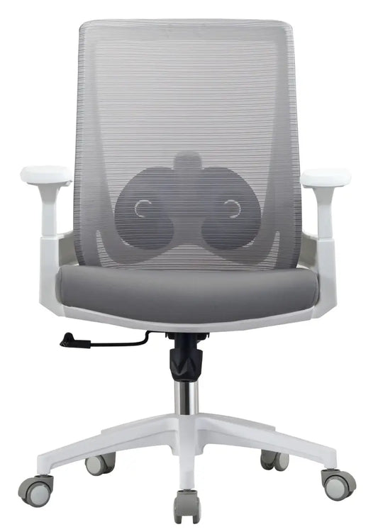 2327 Ergonomic Medium-Back Office Chair with Nylon Base & Tilt Mechanism