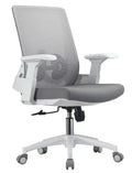 2327 Ergonomic Medium-Back Office Chair with Nylon Base & Tilt Mechanism