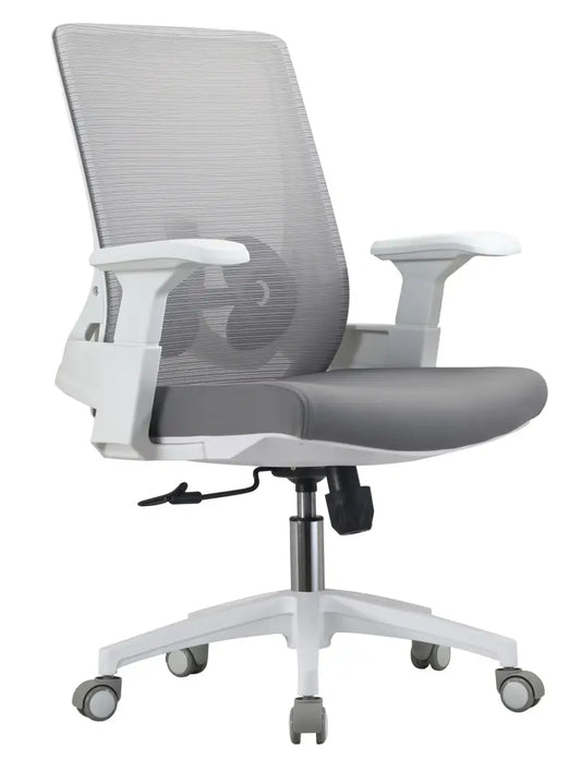 2327 Ergonomic Medium-Back Office Chair with Nylon Base & Tilt Mechanism