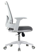 2327 Ergonomic Medium-Back Office Chair with Nylon Base & Tilt Mechanism