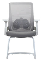 2327 Modern Medium-Back Visitor Chair with Nylon Base & Tilt Mechanism