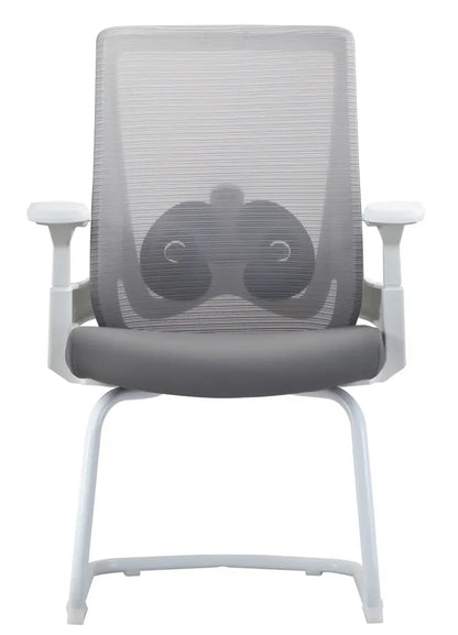 2327 Modern Medium-Back Visitor Chair with Nylon Base & Tilt Mechanism