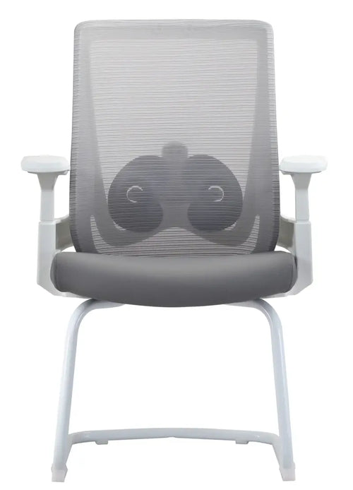 2327 Modern Medium-Back Visitor Chair with Nylon Base & Tilt Mechanism