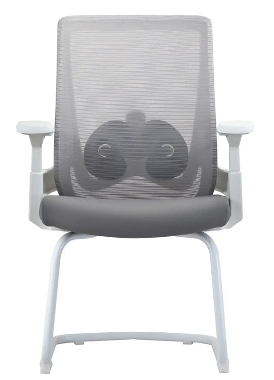 2327 Modern Medium-Back Visitor Chair with Nylon Base & Tilt Mechanism