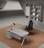 23S Luxury Office Desk with E1 MDF & Steel Frame – Stylish & Durable