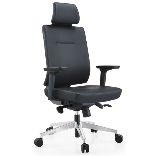 2363 Ergonomic High Back Office Chair with PU Leather, Lumbar Support, 4D Armrests & Reclining Function (Copy)