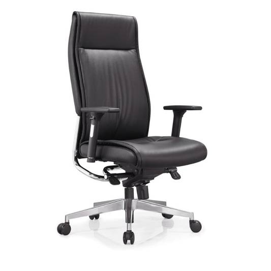 2103 Ergonomic High Back Office Chair with PU Leather, Lumbar Support, 4D Armrests & Reclining Function