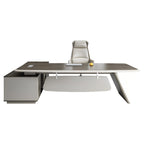 Impulse Executive Office Desk with Side Storage – Modern L-Shaped Boss Table