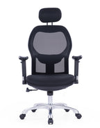 Roma Black High Back Chair
