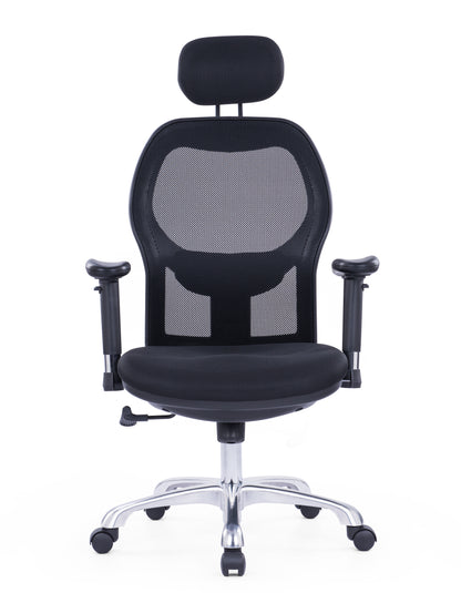 Roma Black High Back Chair