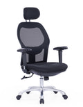 Roma Black High Back Chair