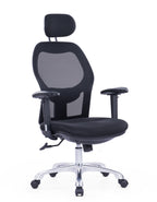 Roma Black High Back Chair