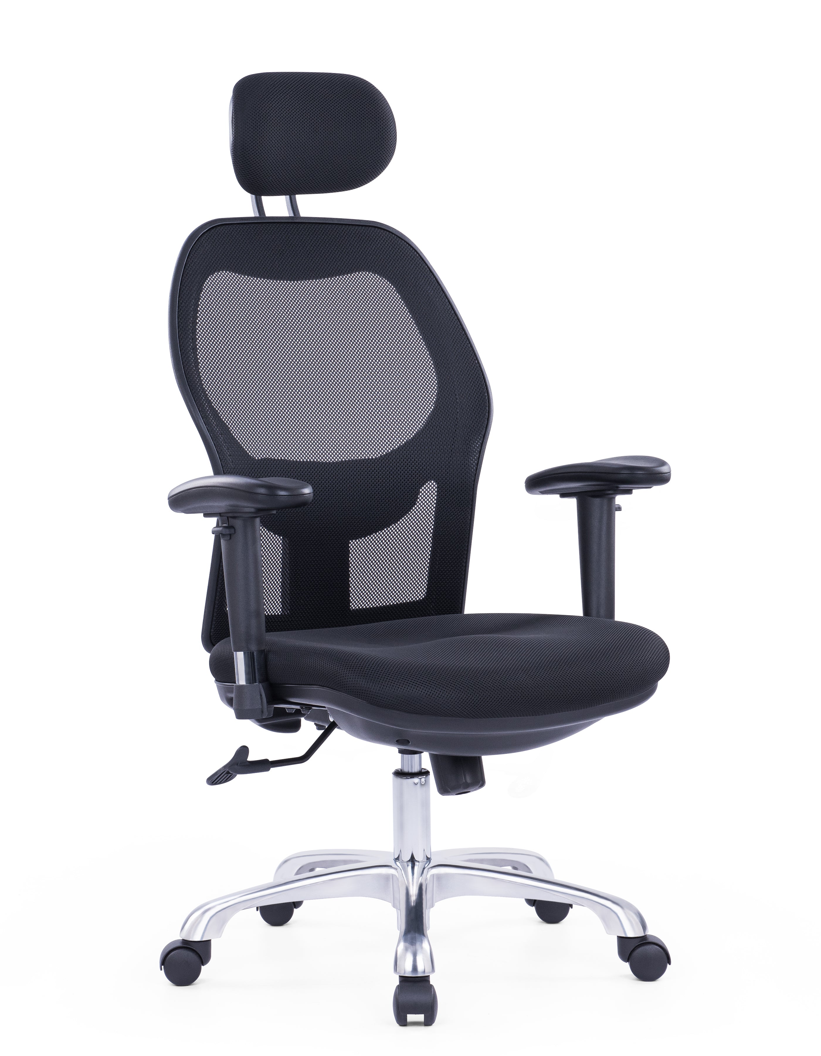 Roma Black High Back Chair