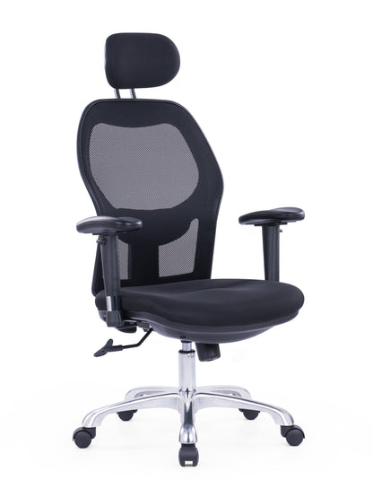 Roma Black High Back Chair