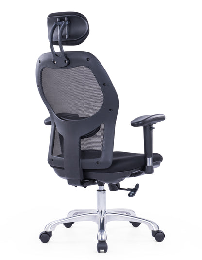 Roma Black High Back Chair