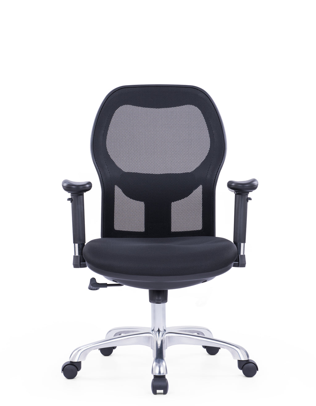 Roma Black Medium Back Chair
