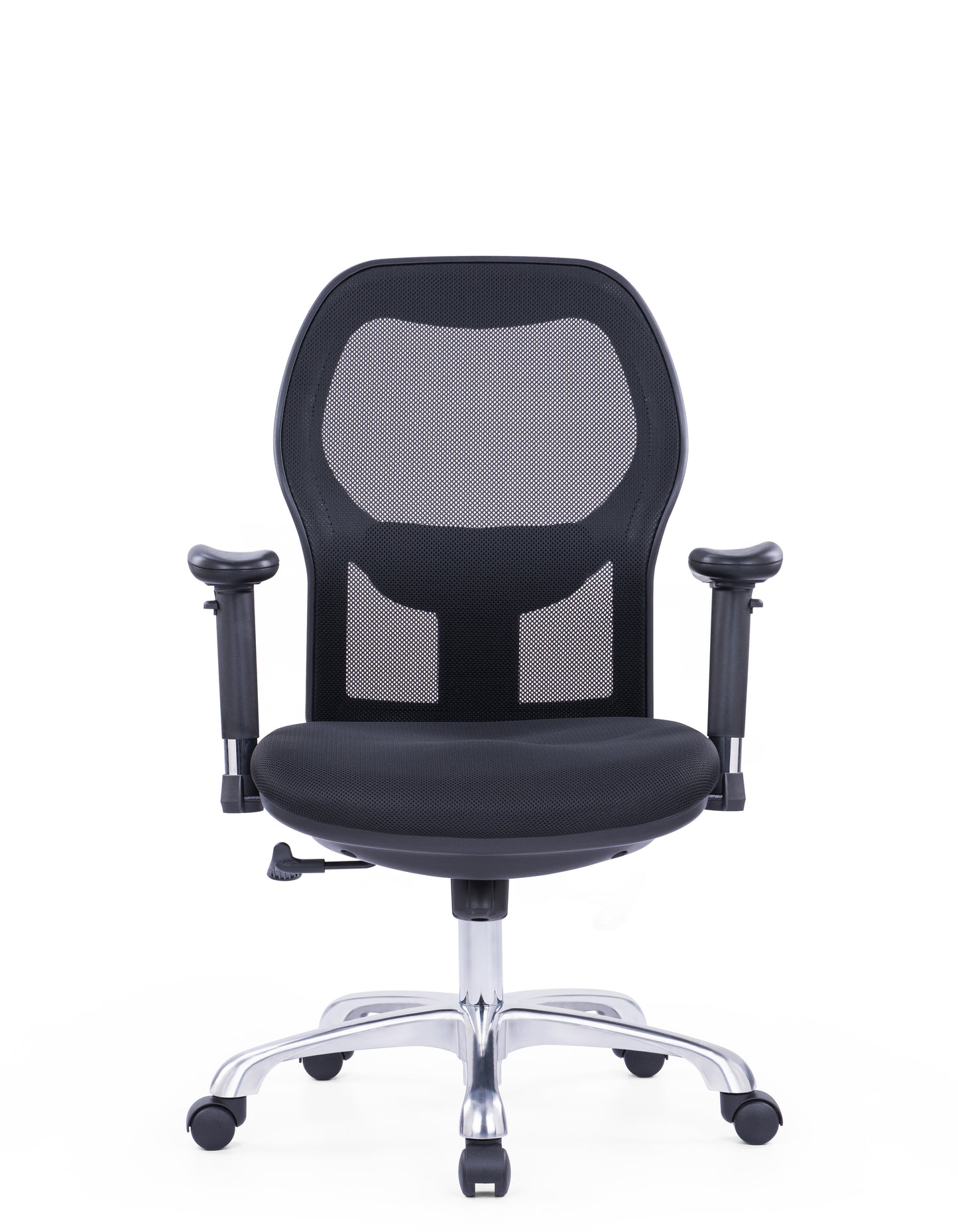 Roma Black Medium Back Chair