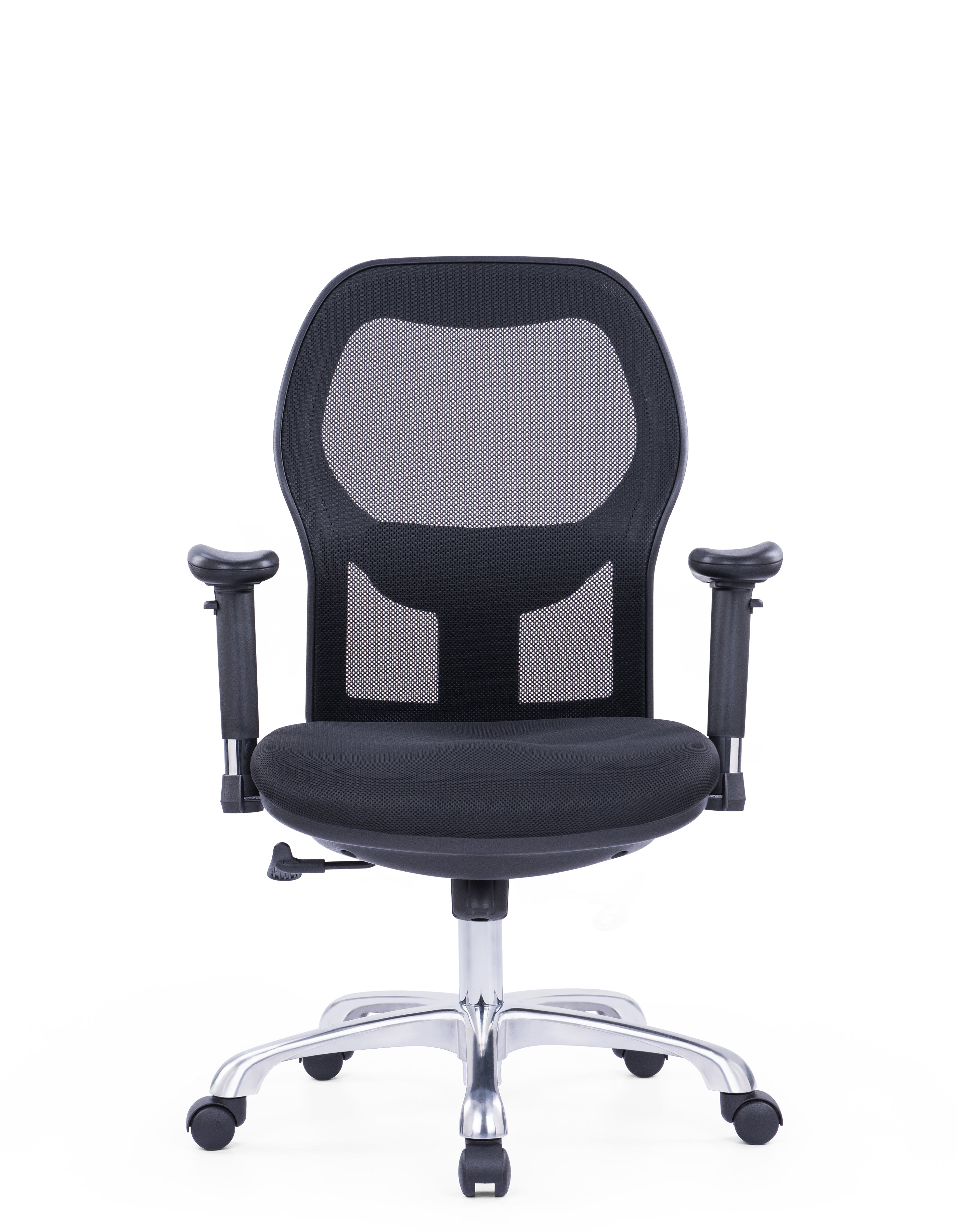 Roma Black Medium Back Chair