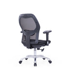 Roma Black Medium Back Chair