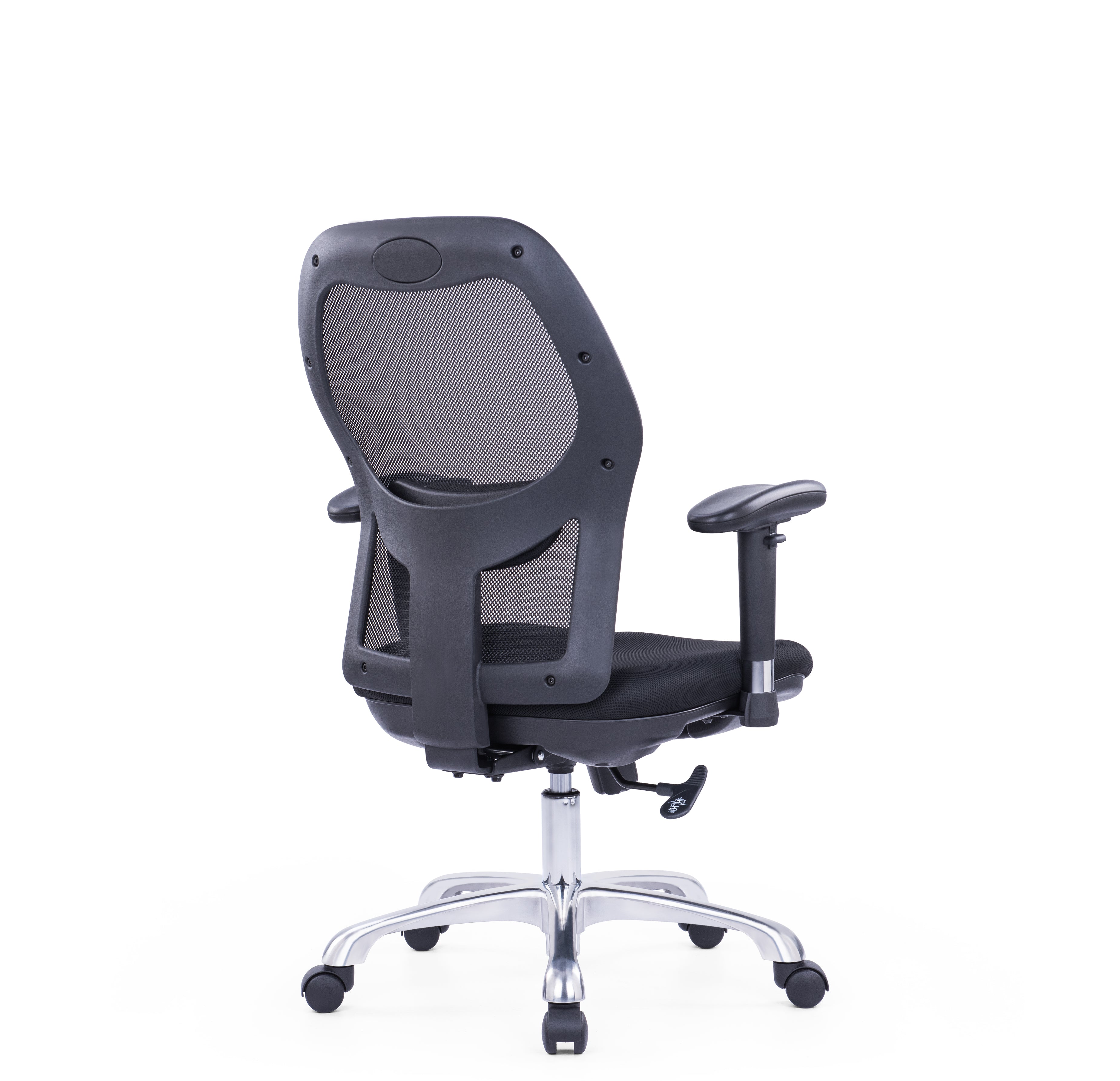 Roma Black Medium Back Chair