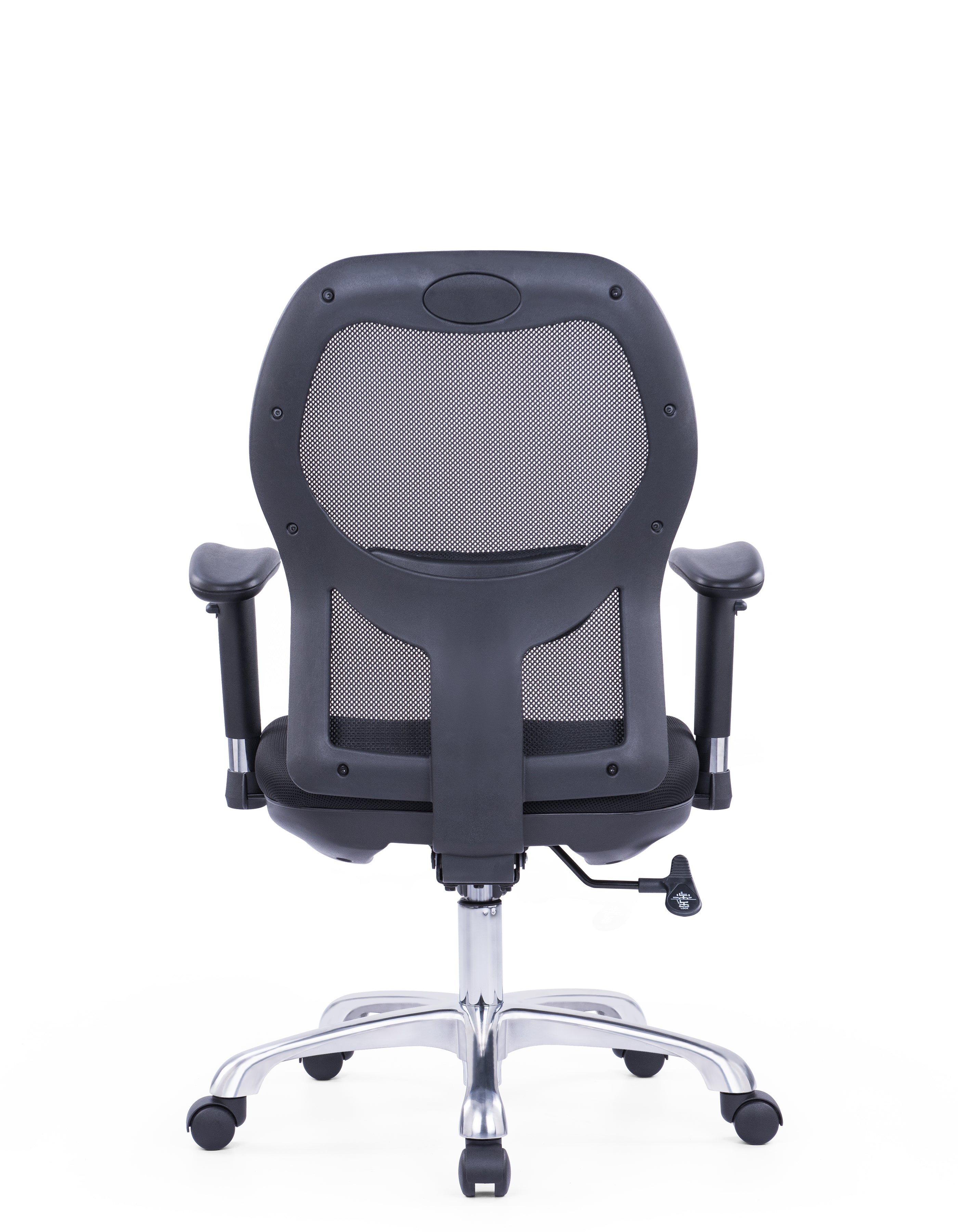 Roma Black Medium Back Chair