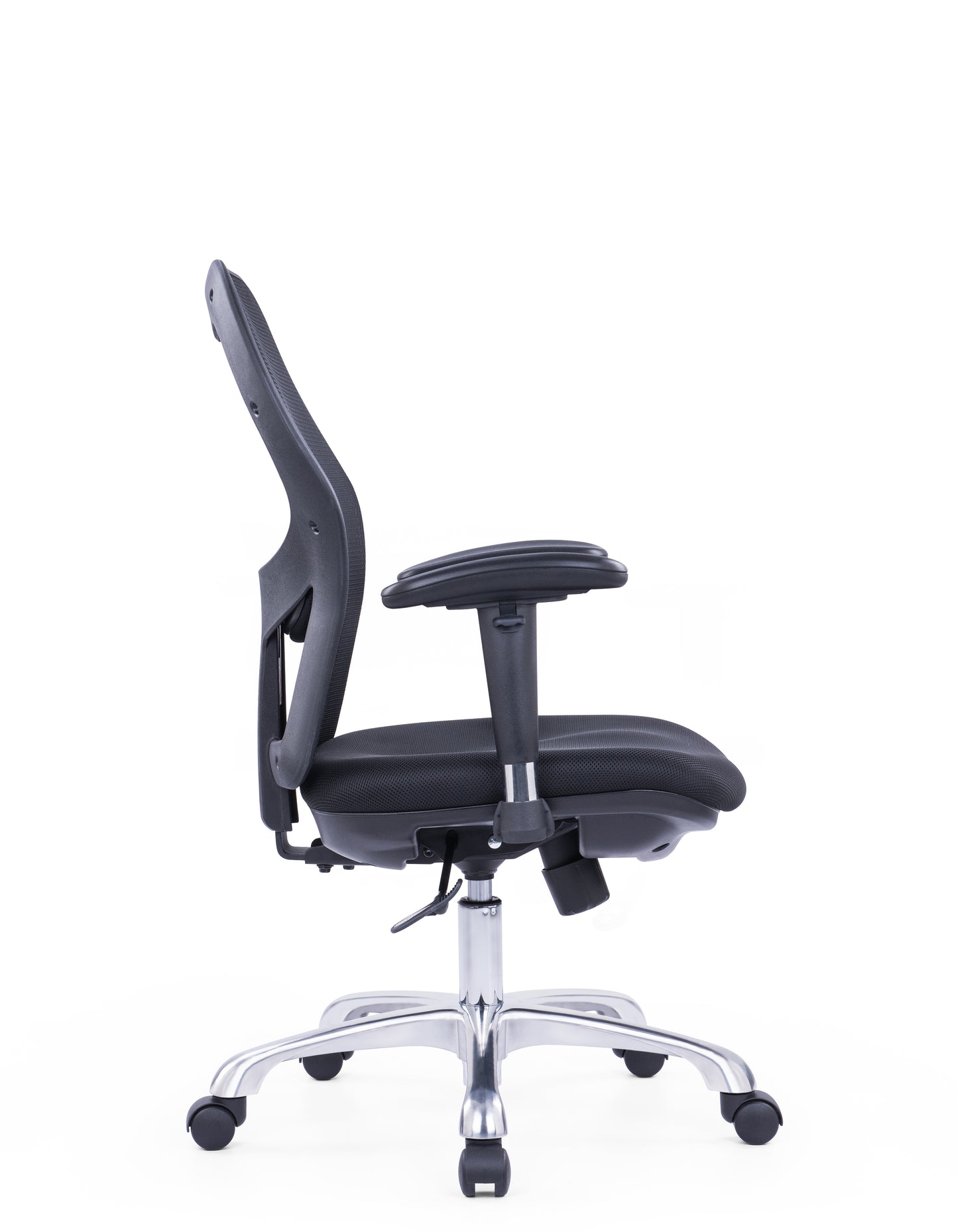 Roma Black Medium Back Chair