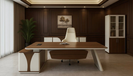 Elite Series Executive L-Shape CEO Desk