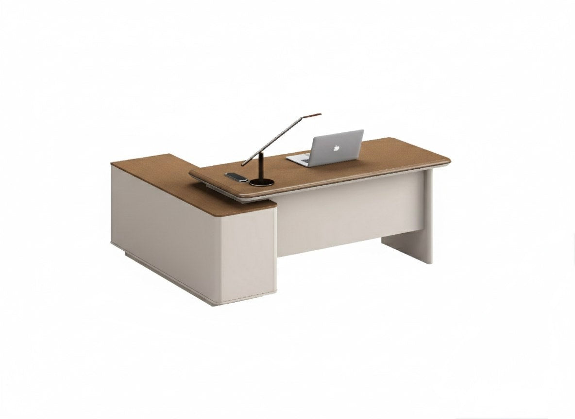 The Milan Executive Series HDF L-Shape Manager Desk – Modern Workspace