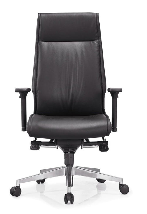 2103 Ergonomic High Back Office Chair with PU Leather, Lumbar Support, 4D Armrests & Reclining Function