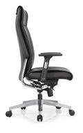 2103 Ergonomic High Back Office Chair with PU Leather, Lumbar Support, 4D Armrests & Reclining Function