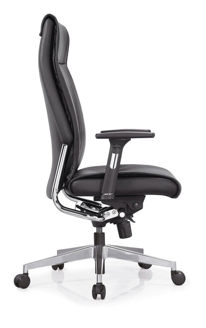 2103 Ergonomic High Back Office Chair with PU Leather, Lumbar Support, 4D Armrests & Reclining Function