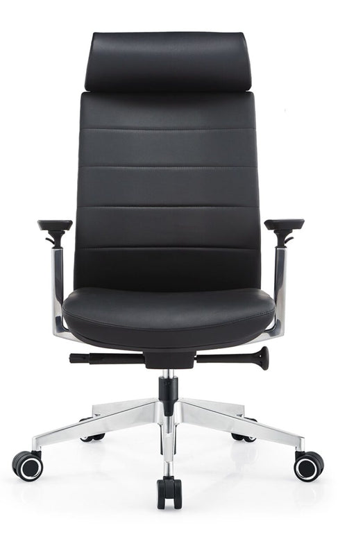2178 Ergonomic High Back Office Chair with PU Leather, Lumbar Support, 4D Armrests & Reclining Function