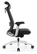 2178 Ergonomic High Back Office Chair with PU Leather, Lumbar Support, 4D Armrests & Reclining Function